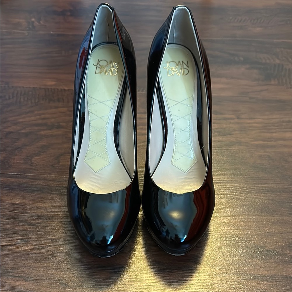 Joan & David Black Patent Leather Women's Shoes